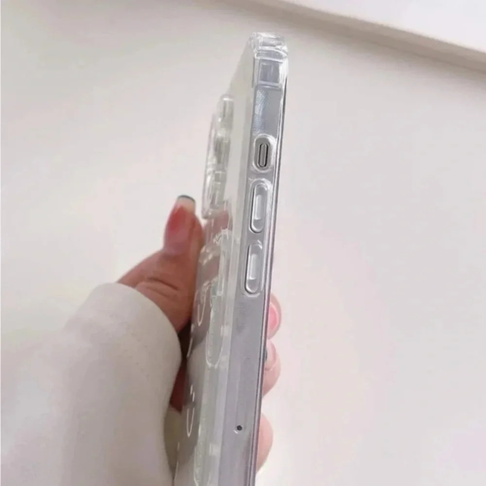 ⚠️Clearance🫧iPhone 13/Pro Max Cute Smiley Face iPhone Case With Card Slot - Picture 3 of 4
